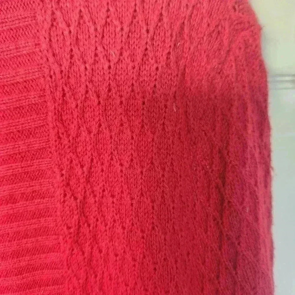 Talbot Woman's Plus  Size Red Cardigan Size 2x - Picture 7 of 9